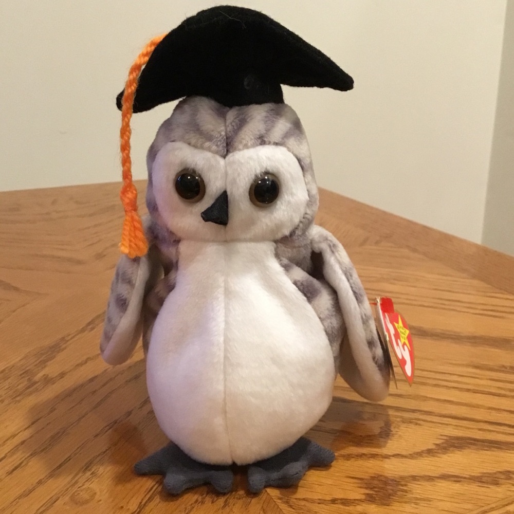 Vintage Wiser Owl 1999 Beanie Baby